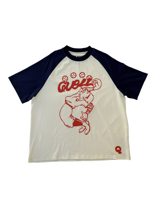 quell baseball tee